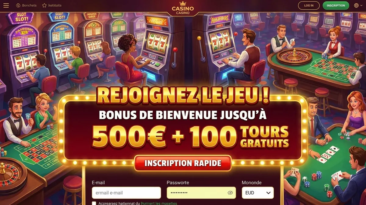 Inscription avec bonus